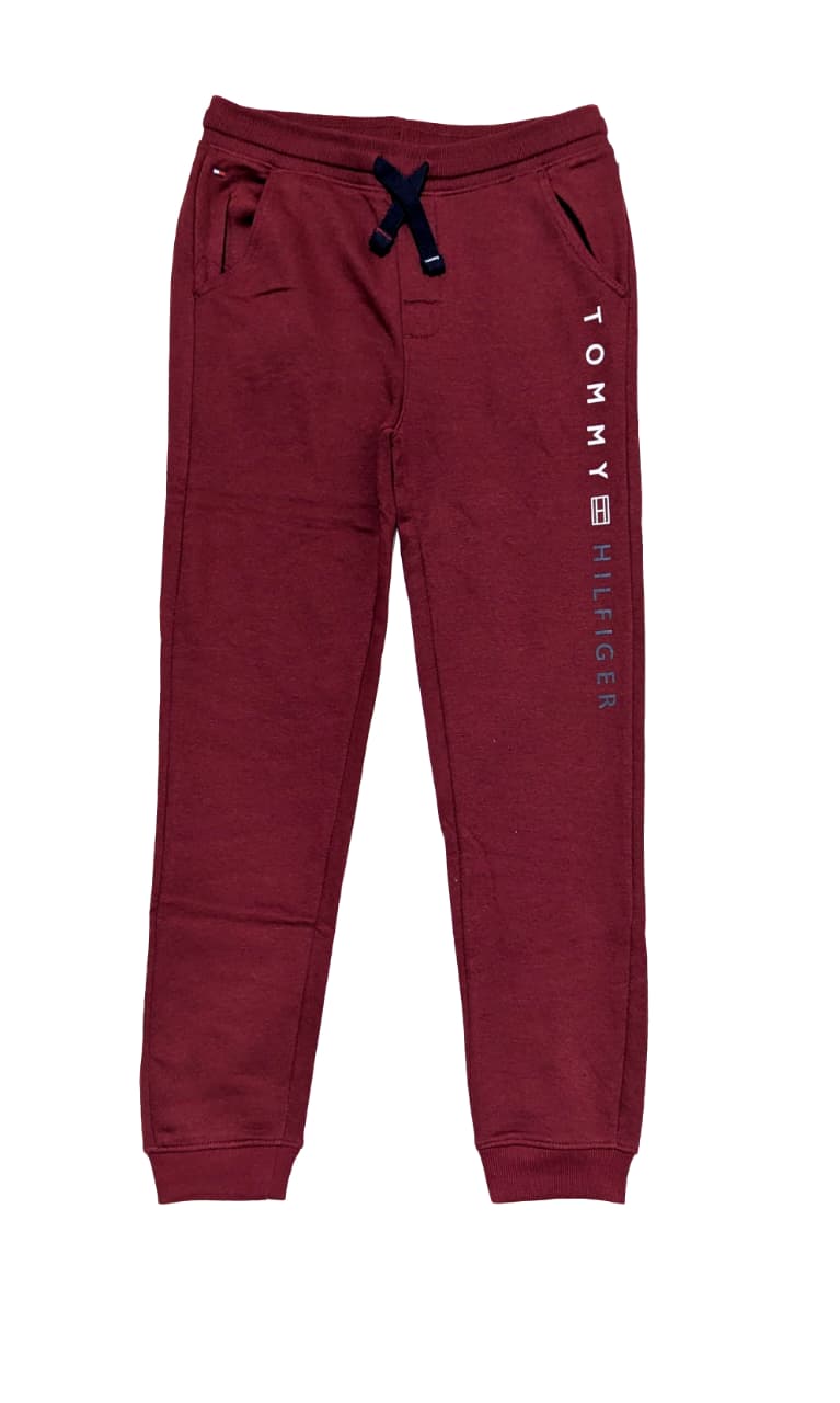 TOMMY HILFIGER Premium Trouser Maroon