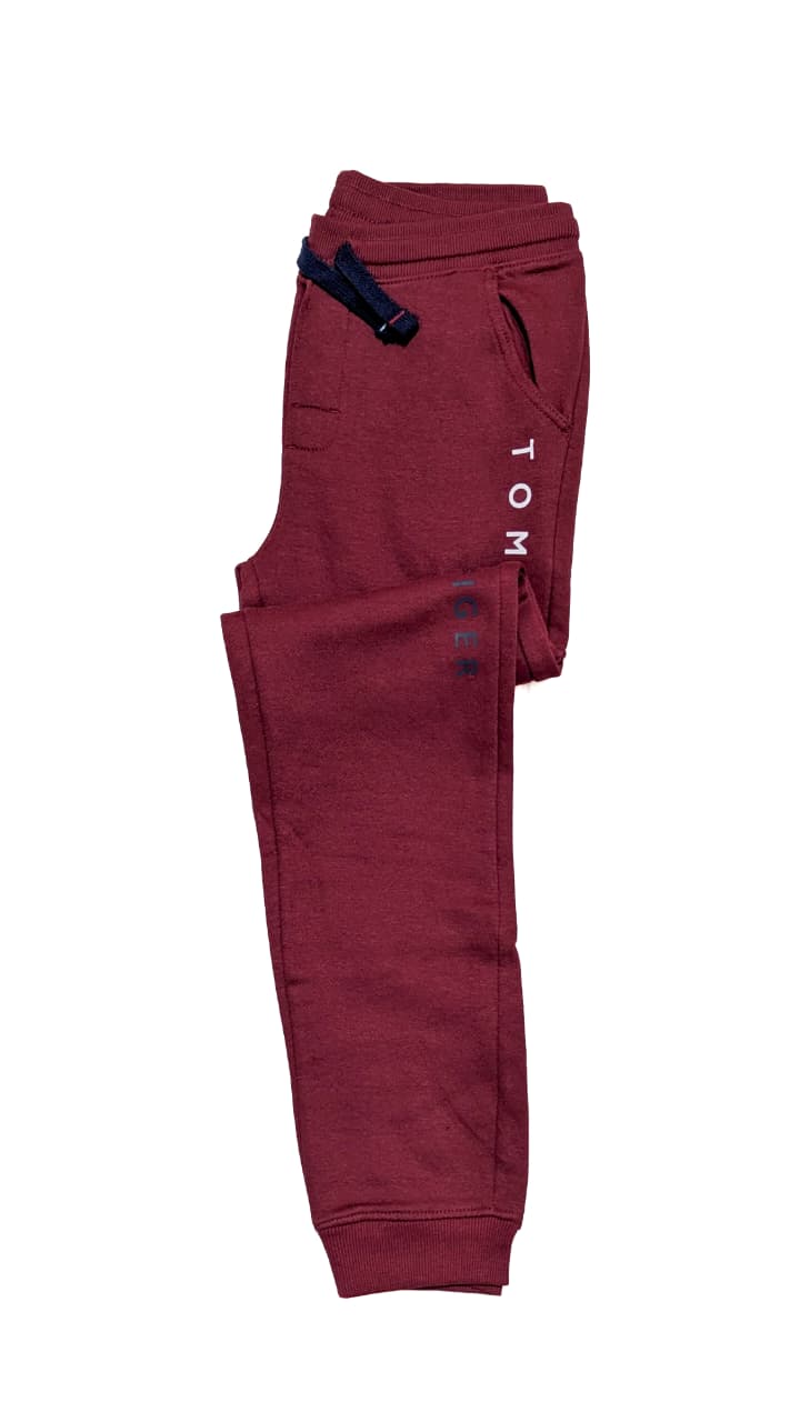 TOMMY HILFIGER Premium Trouser Maroon