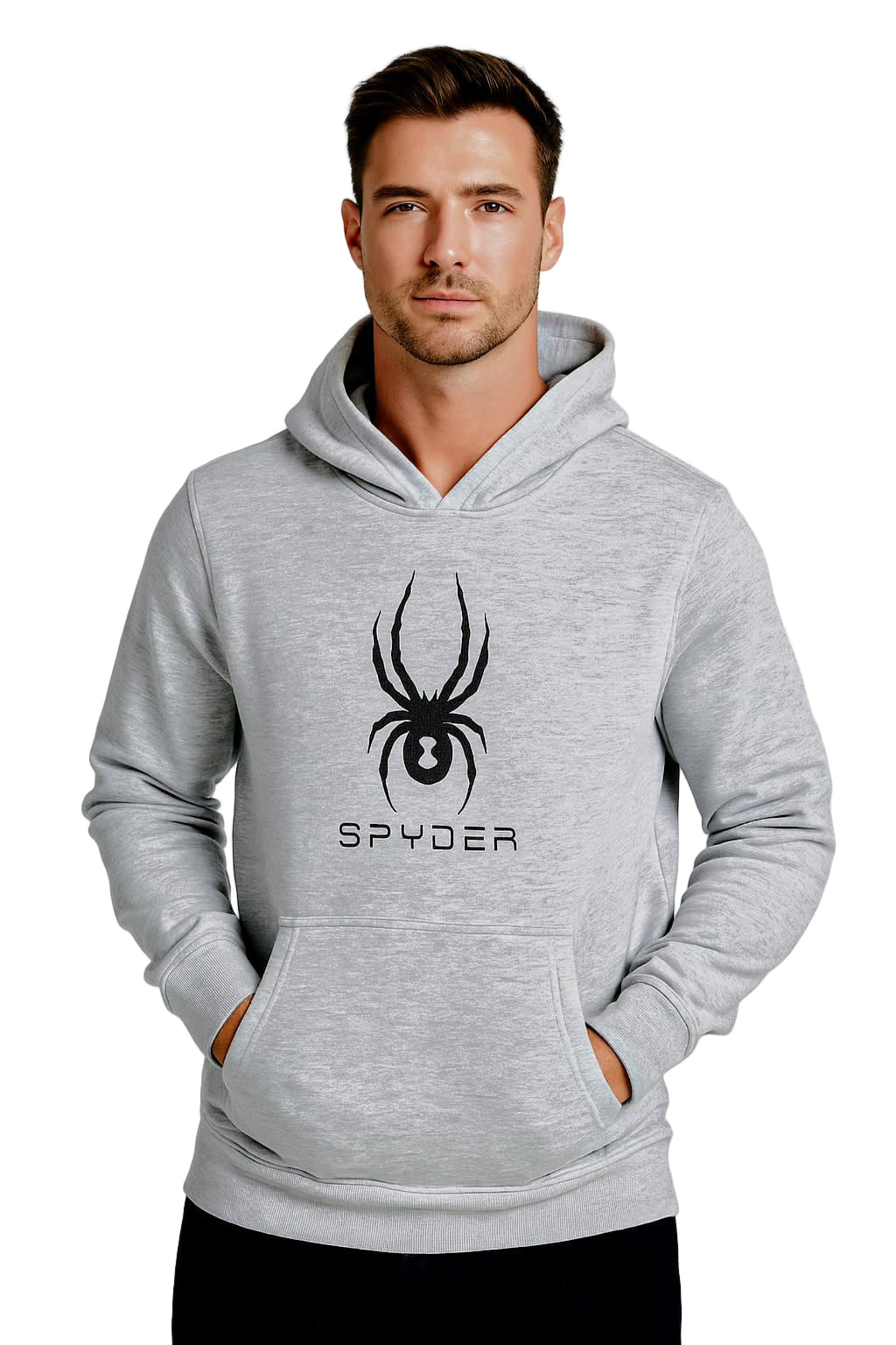 SPYDER Printed Hoodie Heather Grey